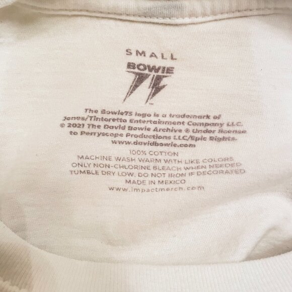 DAVID BOWIE Aladdin Sane T-Shirt Unisex Small Cotton - Picture 4 of 4